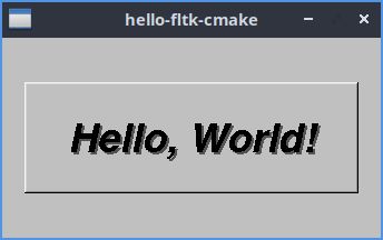 Hello FLTK