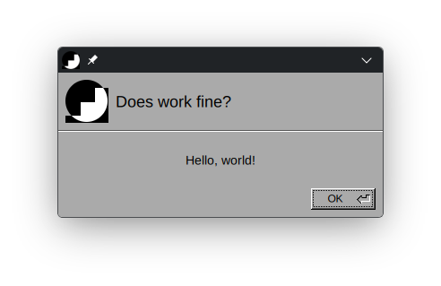 PanelExample app screenshot